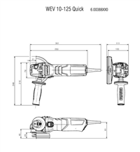ميني فرز 1000وات متابو مدل WEV10-125Quick