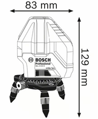 تراز ليزري 3خط بوش مدل GLL3-15X