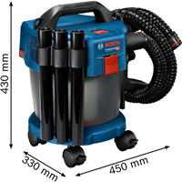 جارو شارژي صنعتي بوش مدل GAS 18V-10L