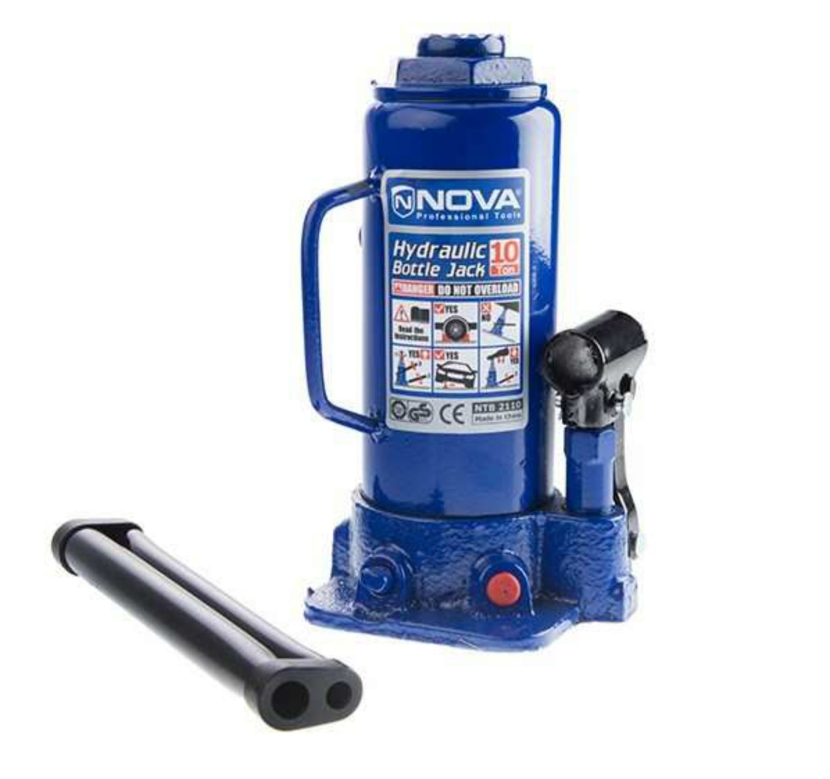 جک روغنی 10تن نووا مدل NTB2110 - نووا 