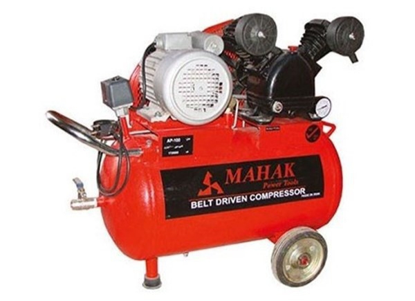 کمپرسور 100 لیتری تک فاز دو سیلندر محک - محک