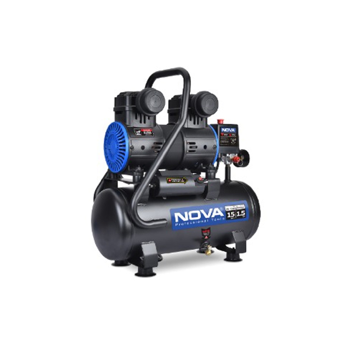 کمپرسور سایلنت 15لیتری نووا مدل  NTA-9115 - نووا 