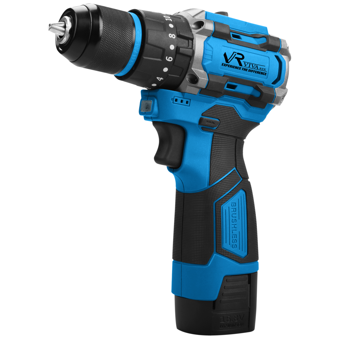 دریل شارژی 16.8ولت چکشی ویوارکس مدل VR1610V-21BL - ویوارکس