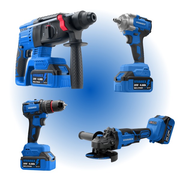 کیت شارژی4 عددی  براشلس ویوارکس مدل VR2404-BCK - ویوارکس