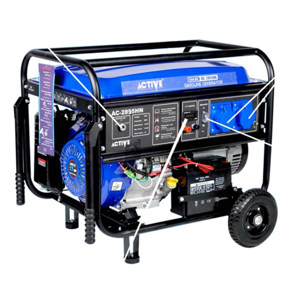 موتور برق 5-9کیلووات اکتیو مدل AC-2895HN - اکتیو