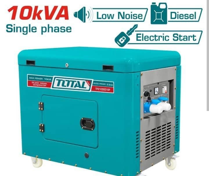 موتوربرق 10کیلووات سایلنت  دیزلی توتال مدل TP2100001EP - توتال