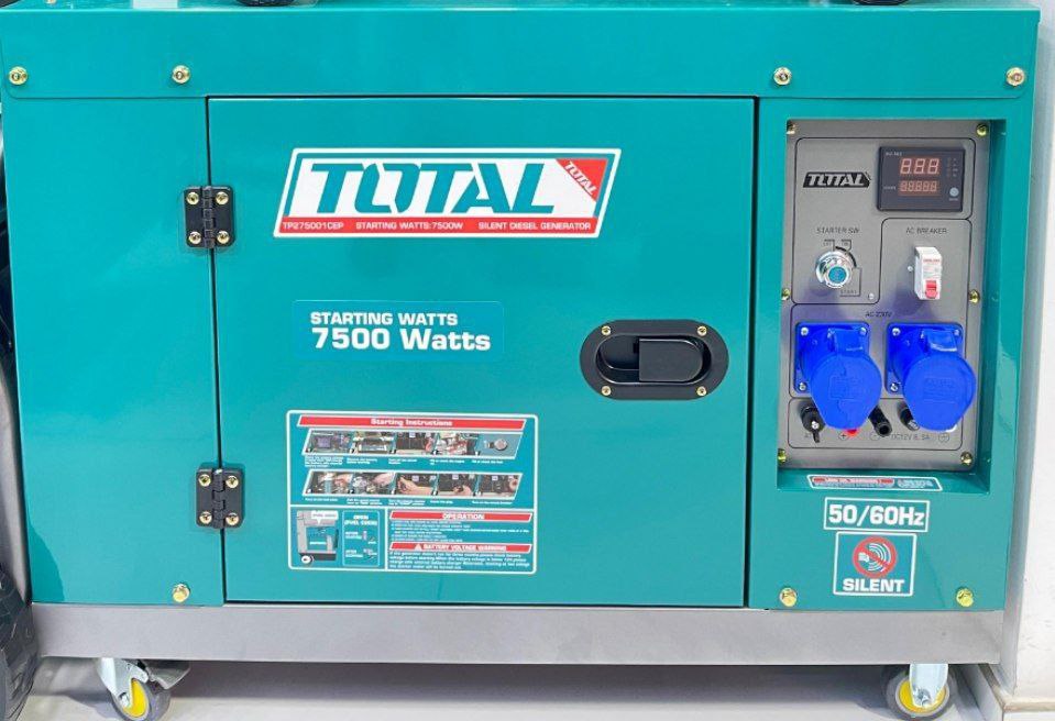 موتور برق 7.5کیلووات سایلنت دیزلی توتال مدل TP275001CEP - توتال