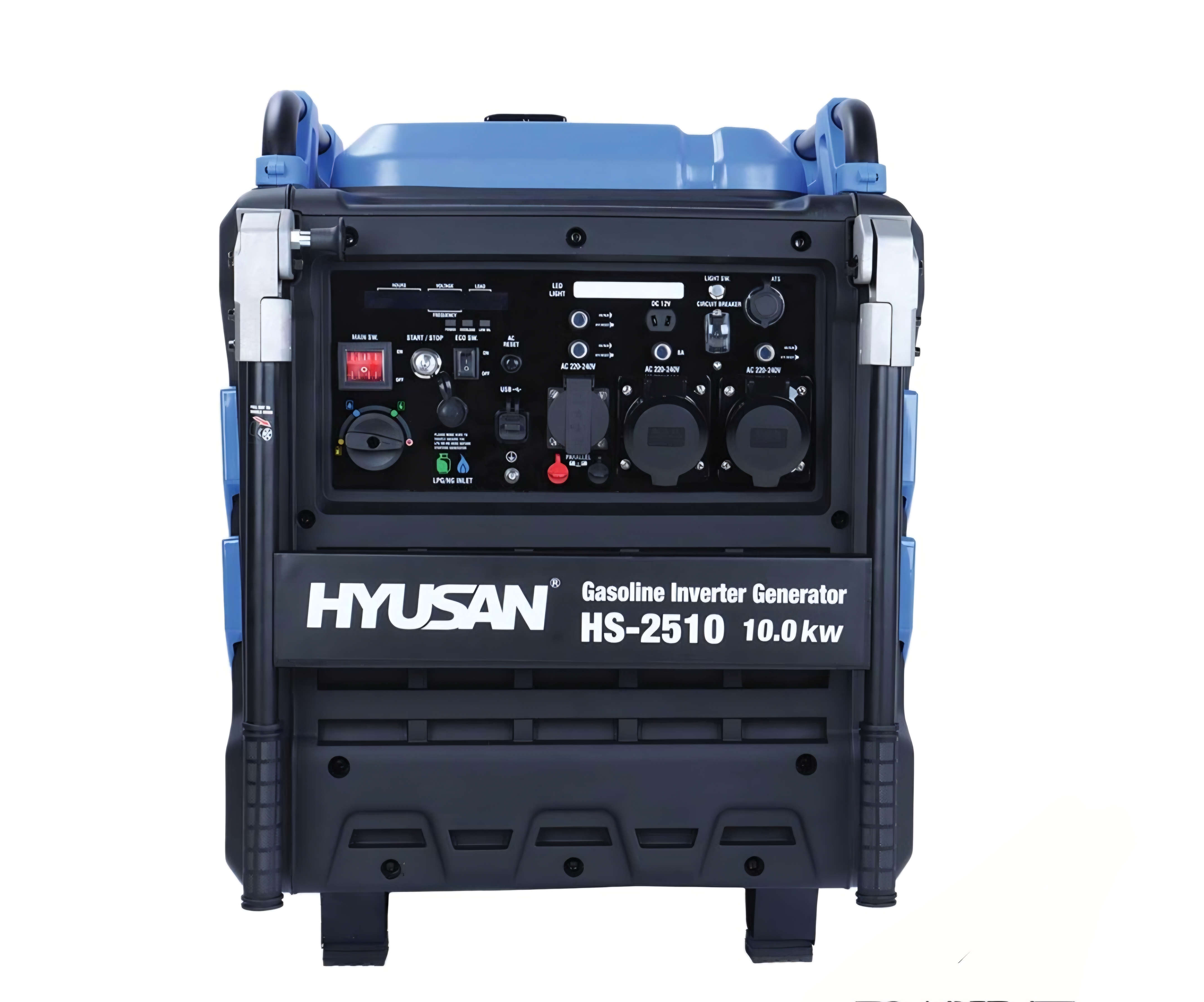 موتور برق سه گانه سوز سایلنت 10کیلووات هیوسان مدل HS-2510 - هیوسان 