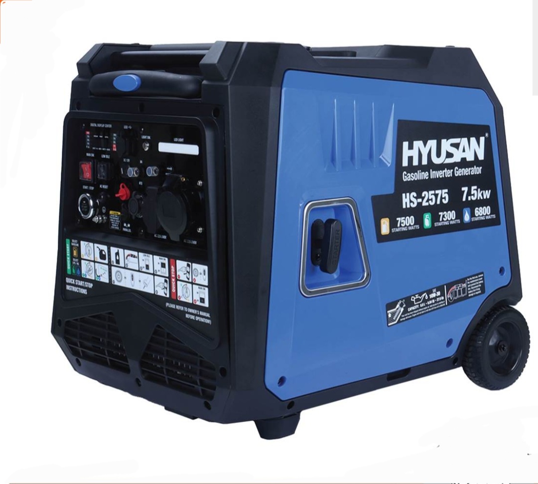 موتور برق سه‌گانه سوز سایلنت 7.5کیلووات هیوسان مدل HS-2575 - هیوسان 