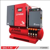 کمپرسور باد 500لیتری اسکرو محک مدل SAC-7.5V - Mahak